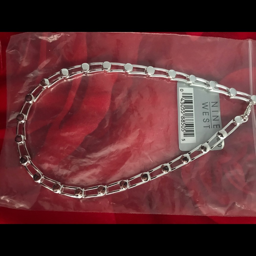 nine west sterling silver necklace